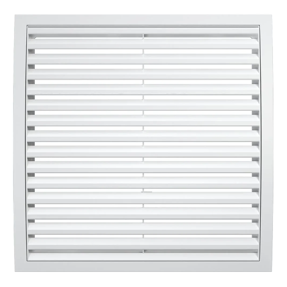 Вытяжная вентиляционная решетка из АБС-пластика Mistral 35х35 White, изображение 2