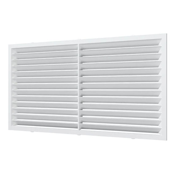 Вытяжная вентиляционная решетка из АБС-пластика Mistral 11x22 White, изображение 2