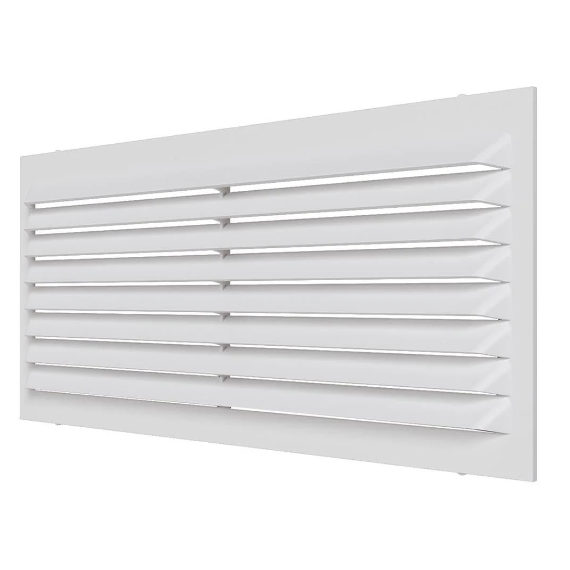 Вытяжная вентиляционная решетка из АБС-пластика Mistral 17х8 White, изображение 2