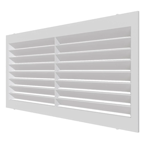 Вытяжная вентиляционная решетка из АБС-пластика Mistral 17х8 White, изображение 3
