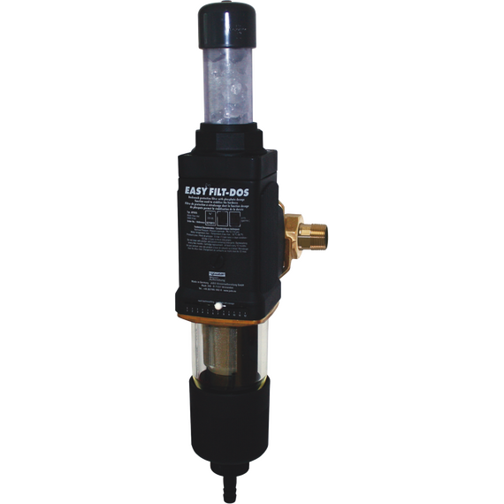 Фильтр обратн.промывки EFDOS 3/4'' (30 C)  + дозатор полифосфатаJ  JUDO EASY FILT-DOS