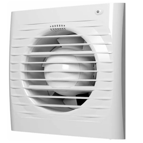 4elementsОсевой вытяжной вентилятор с сеткой и датчиком влажности ERA 6S HT D150 White