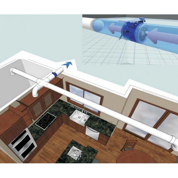 Осевой канальный вентилятор Era PROFIT 4BB D100, изображение 9