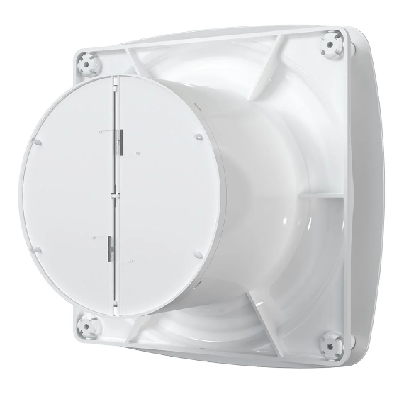 Осевой вытяжной вентилятор с обратным клапаном DICITI RIO 5C D125 White, изображение 3