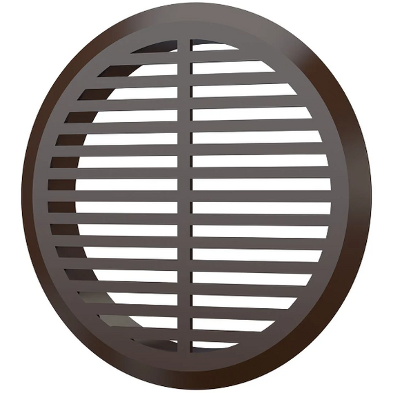 4elementsДверная переточная решетка с фланцем ProMistral D50 (4 штуки) Brown