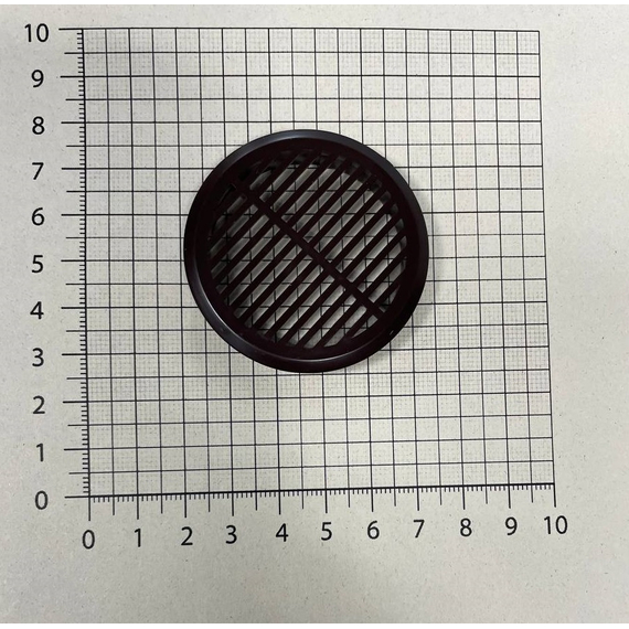 4elementsДверная переточная решетка с фланцем ProMistral D50 (4 штуки) Brown, изображение 8