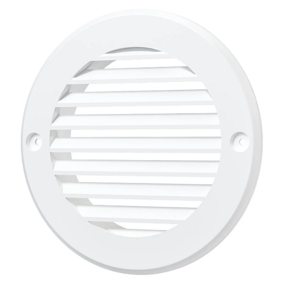 Круглая вытяжная вентиляционная решетка Mistral D100 White, изображение 2