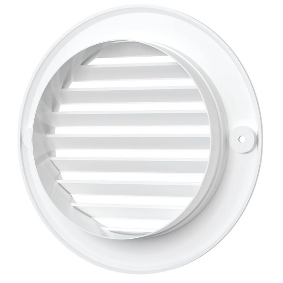 Круглая вытяжная вентиляционная решетка Mistral D100 White, изображение 4