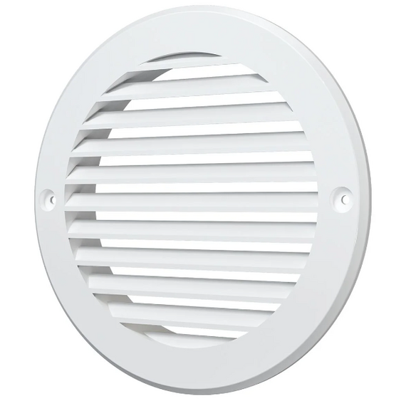 Круглая вытяжная вентиляционная решетка Mistral D120 White