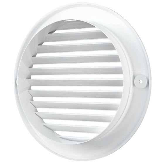 Круглая вытяжная вентиляционная решетка Mistral D120 White, изображение 4