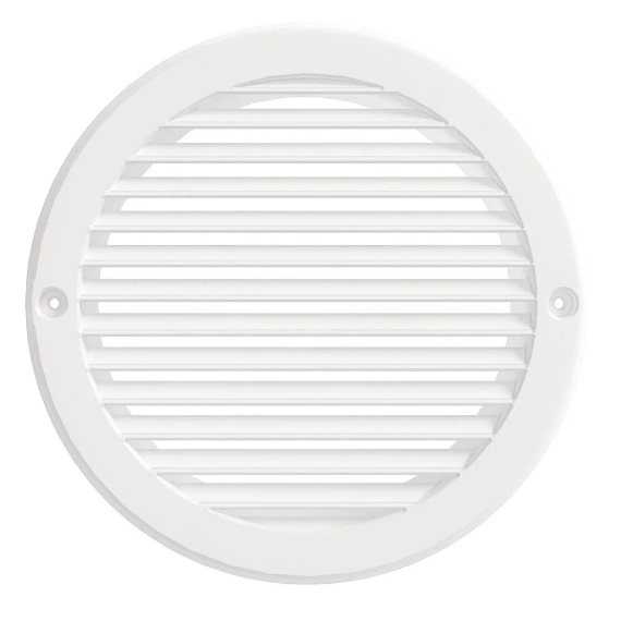 Круглая вытяжная вентиляционная решетка Mistral D160 White, изображение 2