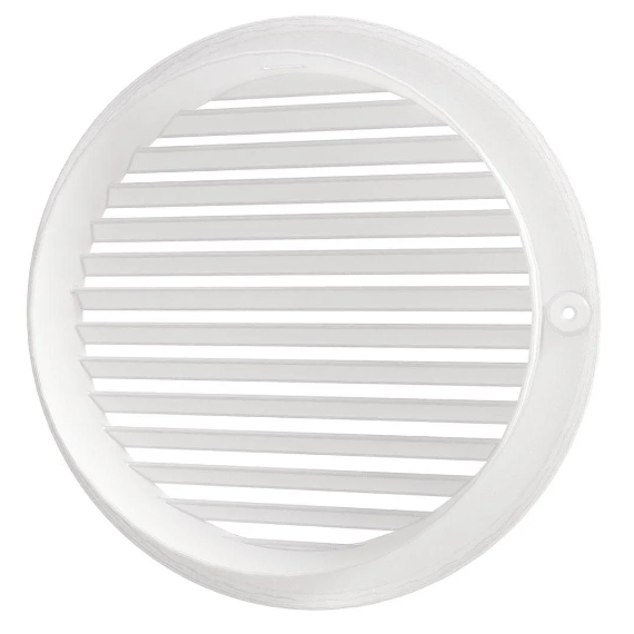 Круглая вытяжная вентиляционная решетка Mistral D160 White, изображение 4