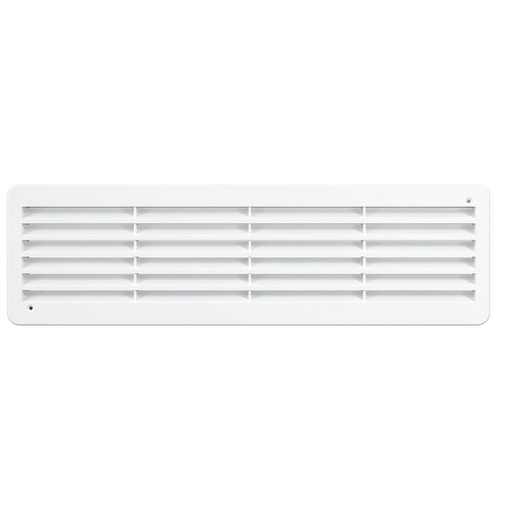 Дверная переточная решетка двухсторонняя Aluvent 4513RD 45х13 White