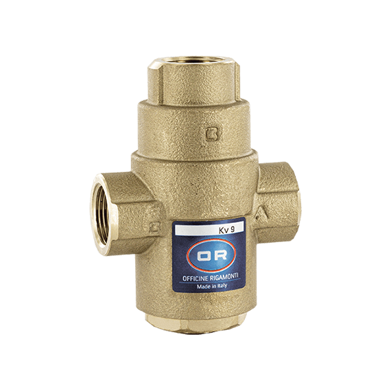 4elementsValva termostatica anticondens 1 1/4F 60°C, KVs 9 OR