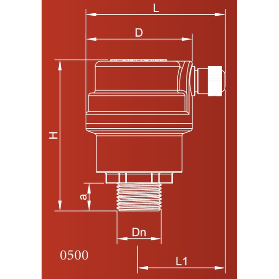 4elementsВоздухоотводчик автоматич. (боковой спуск) 1/2 M OR, изображение 4