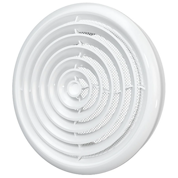 Диффузор приточно-вытяжной со стопорным кольцом и фланцем Mistral 12,5DK D125