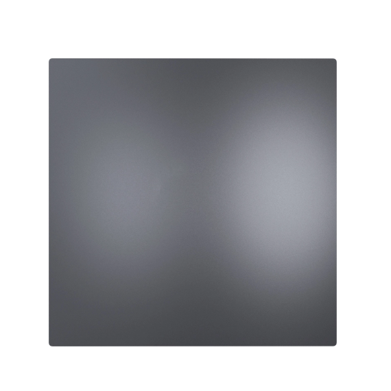 Панель декоративная AEON D100/125 175×175 пластик Dark Gray Metal