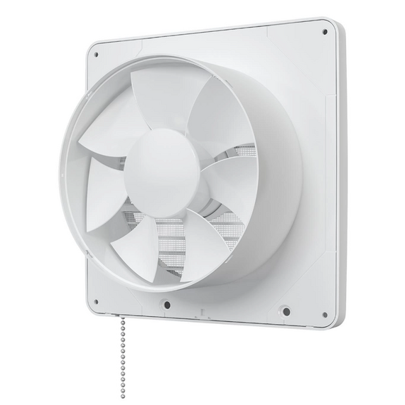 4elementsОсевой вытяжной вентилятор с сеткой и шнурком VentEurope CLASSIC 150 PS White, изображение 4