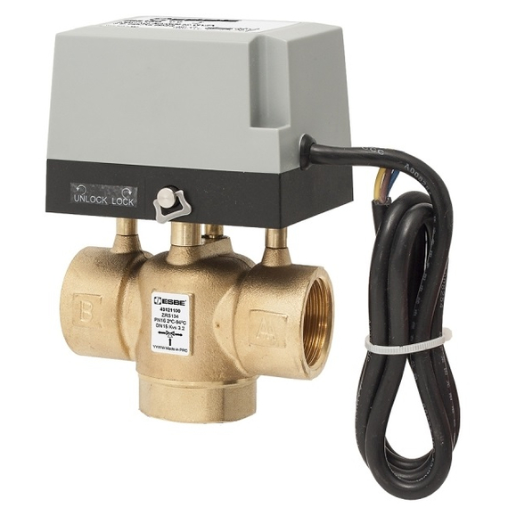 ZRS134 Моториз. зонный клапан 230VAC 2-P 15-3.2 G1/2" ESBE