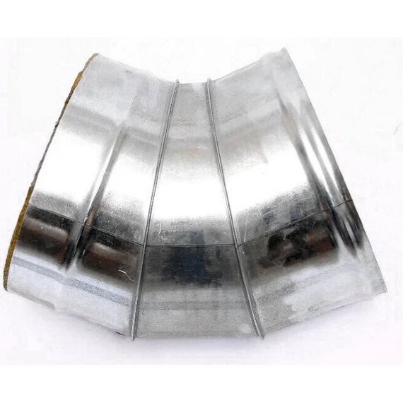 Сэндвич-колено для дымохода 135° Ferrum (430/0,5мм) D115х200, изображение 8