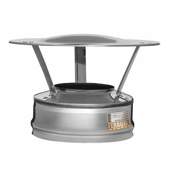 4elementsОголовок для дымохода Ferrum D130x200 (0,5мм)