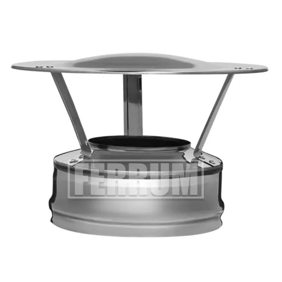 4elementsОголовок для дымохода Ferrum D130x200 (0,5мм), изображение 2