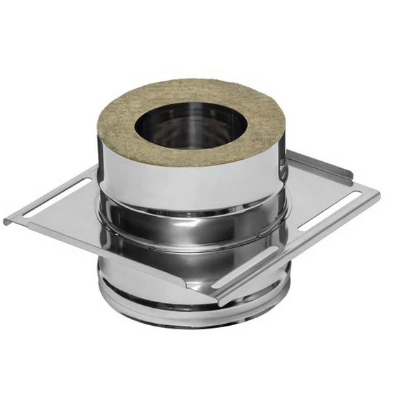 4elementsПлощадка монтажная для двустенного дымохода Ferrum D130x200 (1,5мм)
