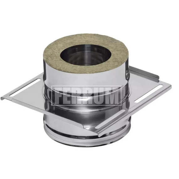 4elementsПлощадка монтажная для двустенного дымохода Ferrum D130x200 (1,5мм), изображение 2