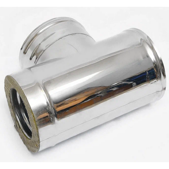 4elementsСэндвич-тройник для дымохода 90° Ferrum (430/0,8) D150x210, изображение 12