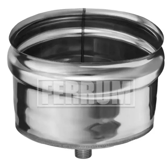 Конденсатоотвод для сэндвича внутренний Ferrum (430/0,5) D280, изображение 3