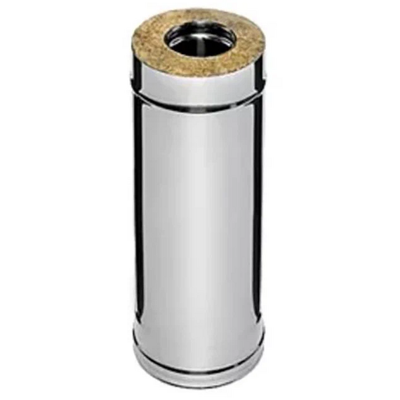 Сэндвич дымоход двустенный 0,5м Ferrum (430/0,5) D180x280, изображение 2