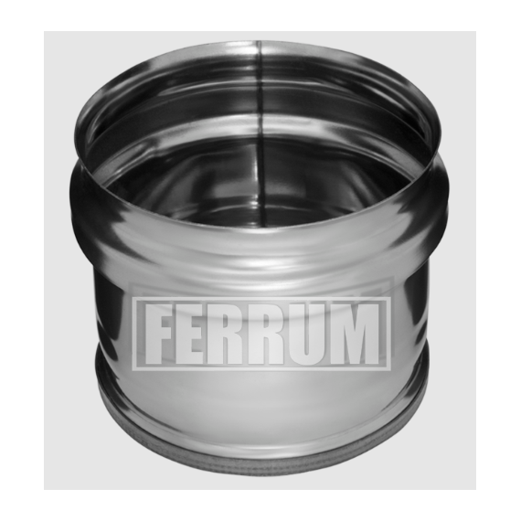 4elementsЗаглушка внешняя для дымохода нижняя Ferrum D115 (0,5мм), изображение 3