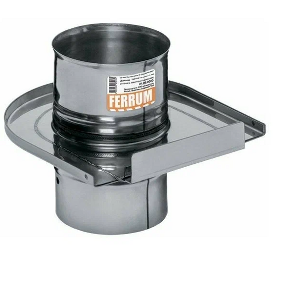 Шибер-задвижка для дымохода Ferrum D115 (0,8 мм)