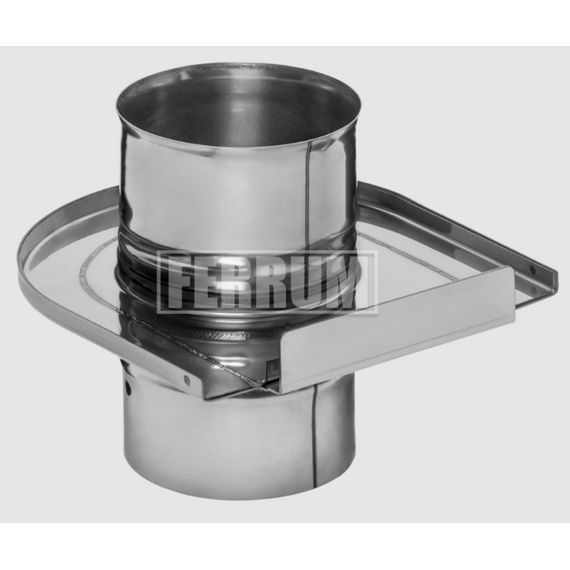 Шибер-задвижка для дымохода Ferrum D115 (0,8 мм), изображение 3