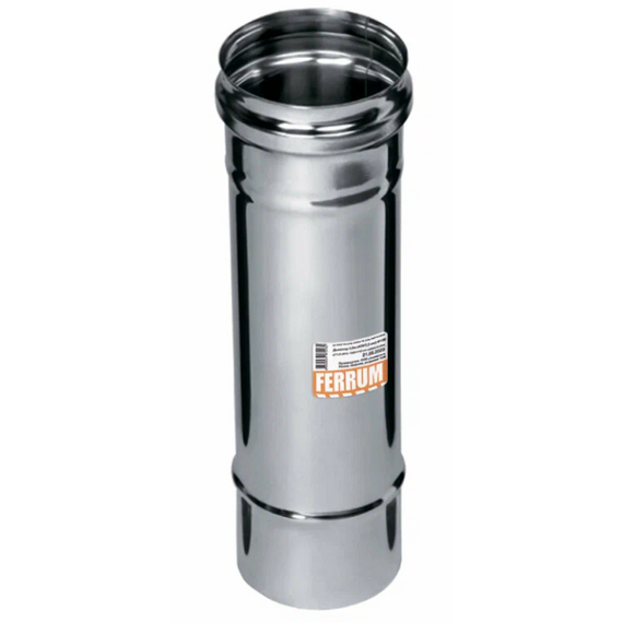 4elementsОдностенный дымоход 0,25м Ferrum D130 (0,5мм)