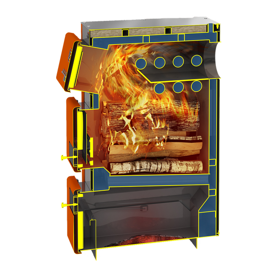 4elementsТвердотопливный котел 22 кВт Теплодар Куппер ПРО 22 (2.0), изображение 2