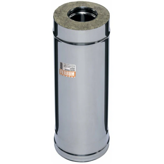 4elementsСэндвич дымоход двустенный 0,25м Ferrum (430/0,8+оц) D150x210, изображение 2