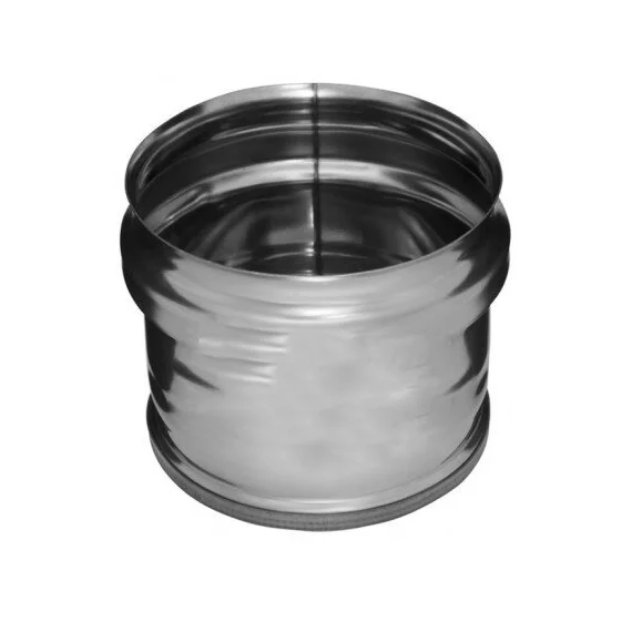 Заглушка внешняя для дымохода нижняя Ferrum D180 (0,5мм)