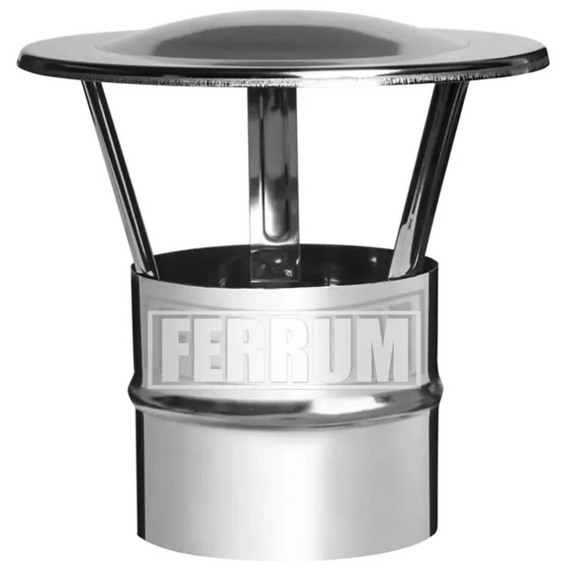 4elementsЗонт-К для дымохода Ferrum D180 (0,5мм), изображение 2