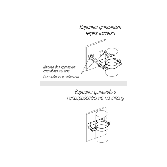 4elementsСтеновой хомут для дымохода Ferrum D150, изображение 5