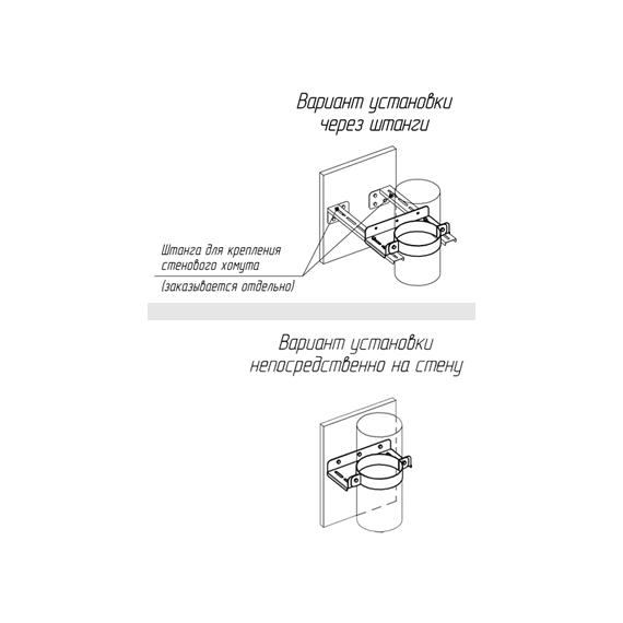 4elementsСтеновой хомут для дымохода Ferrum D200, изображение 5
