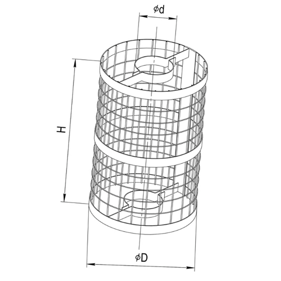 4elementsСетка для камней Ferrum D110-130, изображение 3