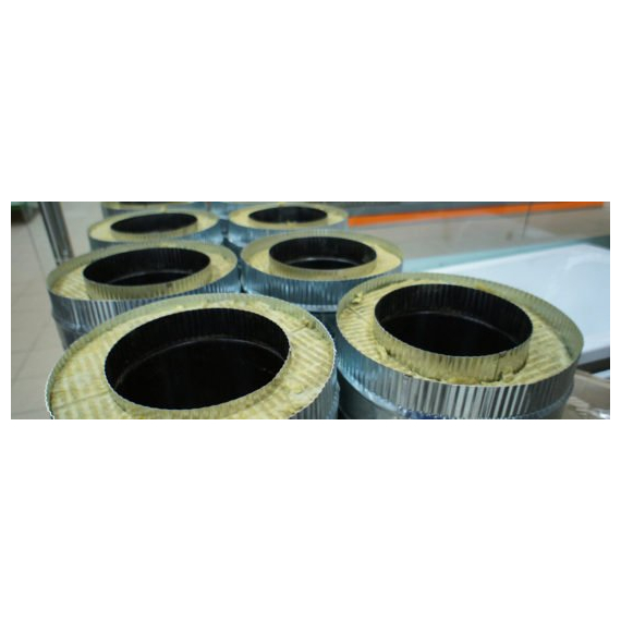 Сэндвич дымоход двустенный 0,5м Теплодар Профи D150x200 з/н, изображение 8