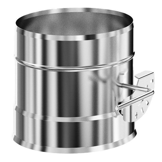 4elementsШибер поворотный с фиксацией для котла Теплодар Профи D150 (140х205х155)