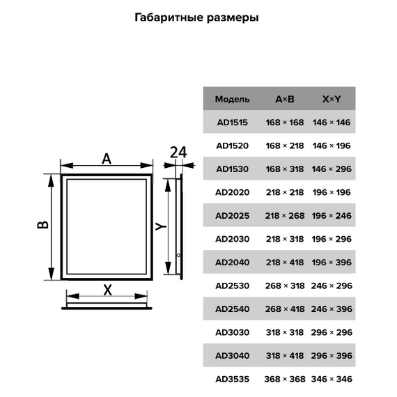 4elementsРевизионный люк стенной 30х40 Mistral, изображение 5