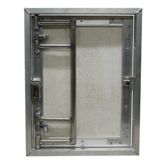 Люк алюминиевый под плитку распашной 400х600, изображение 3