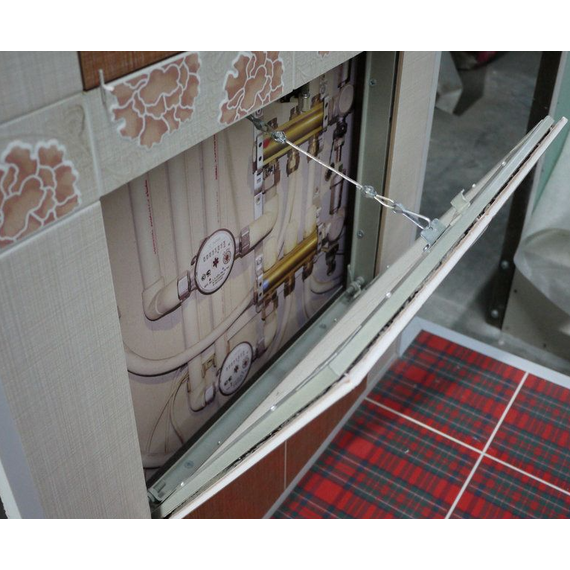 Люк стальной откидной 200х300 Модерн, изображение 5