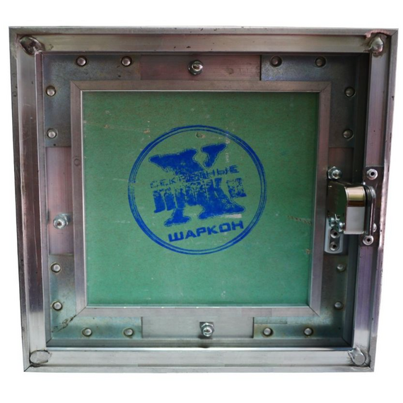 Люк алюминиевый под покраску (короб) 600х800