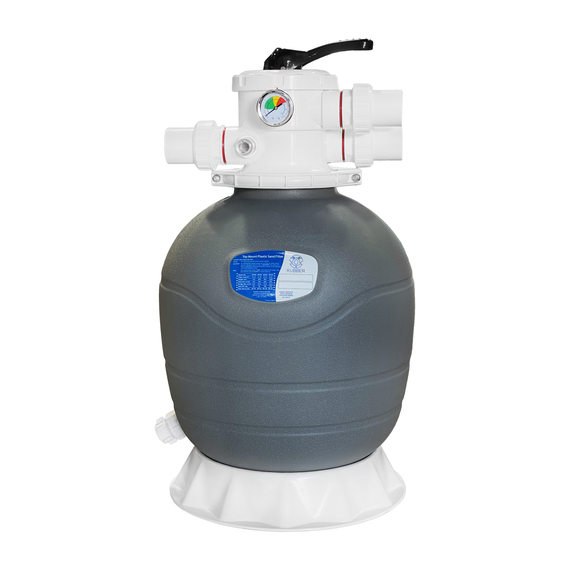 4elementsФильтр песочный для бассейна KUBBER NEP500; 10m3/h, с верхним клапаном 1,5"/50мм с зажимом, изображение 3