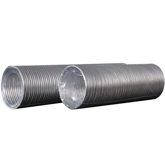 Воздуховод алюминиевый гофрированный Aluvent Mistral Pro 13ВА AL D130 (2м), изображение 5